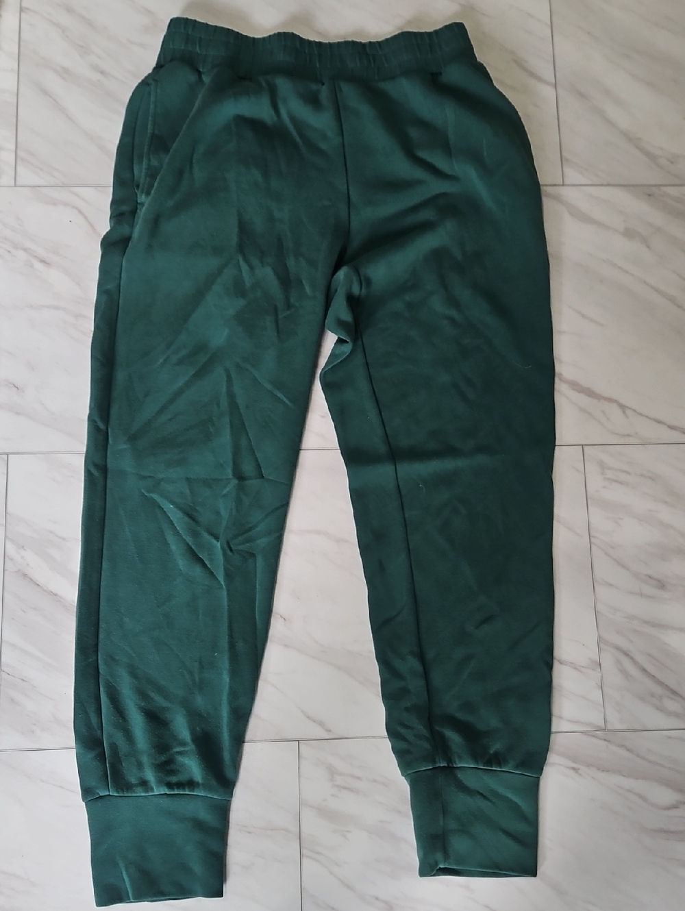 Womens Dark Green Jogger Pants